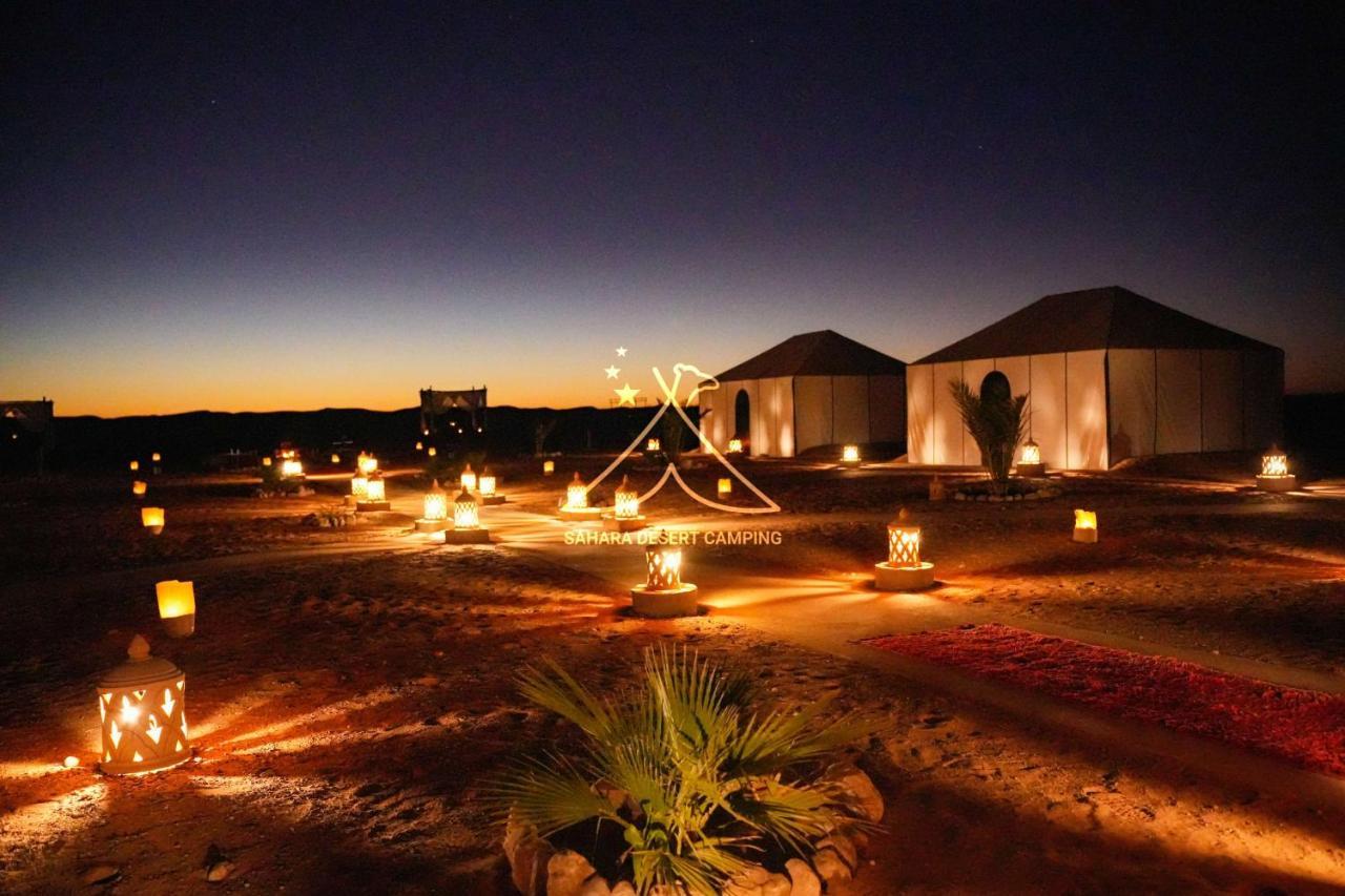 Sahara Desert Camping - Luxury Desert Camp Merzouga Ерфуд Екстериор снимка